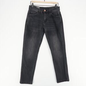 Mugsy Mens‎ Mags Jeans 28X30 Faded Black Stretch Denim Pants